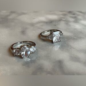 Lot of 2 - Costume Jewelry Rings